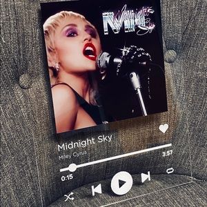 Music Plaque Customize Options Available